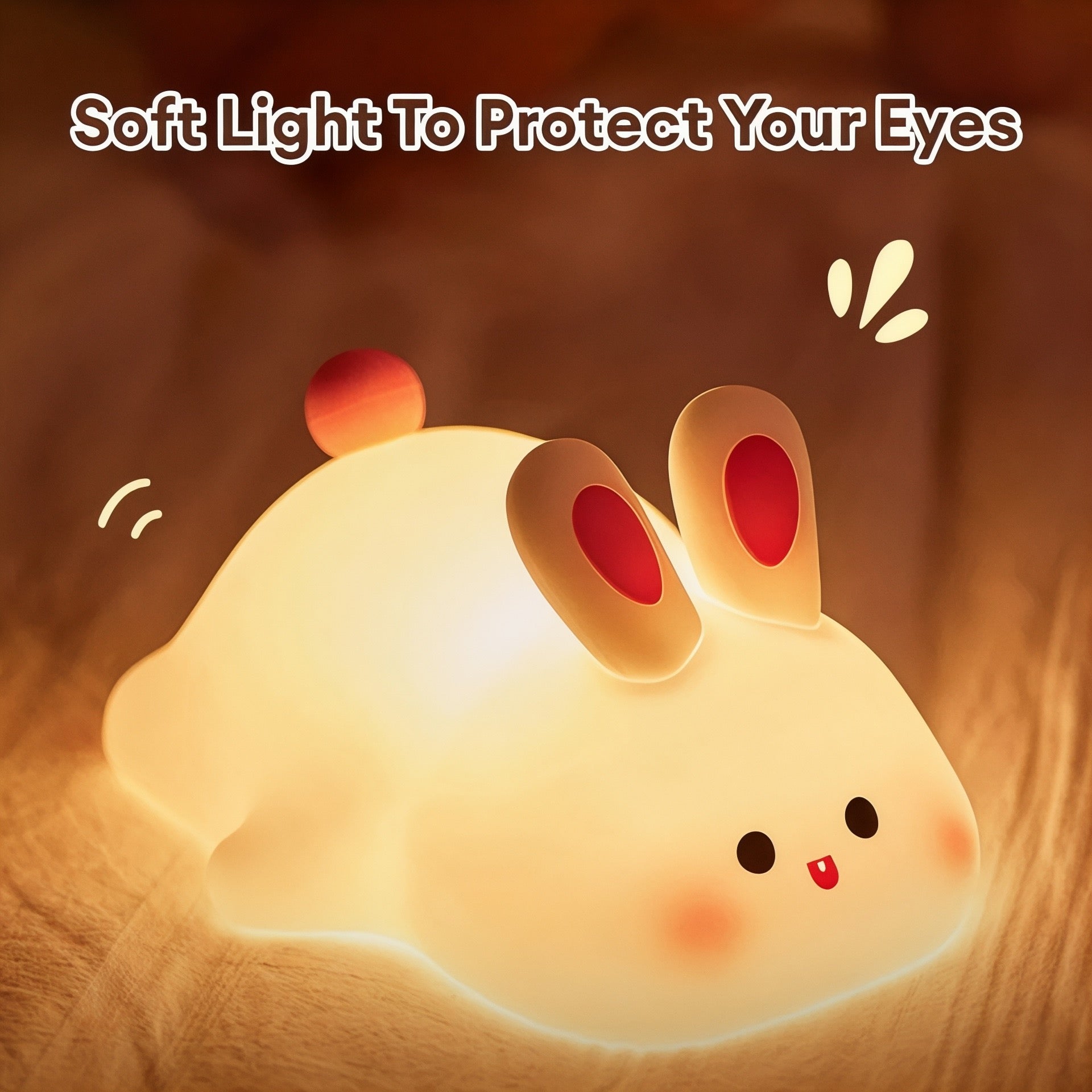 Soft Glow Rabbit LED Night Light